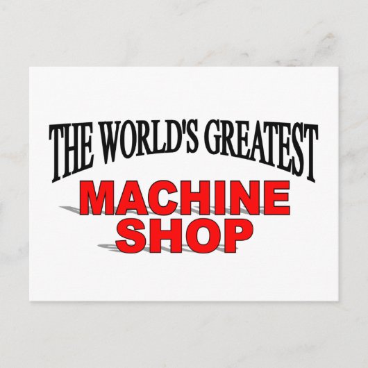 世界一の機械工場 ポストカード (正面)