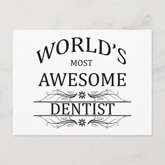 世界一の歯医素晴らし者 ポストカード (正面)