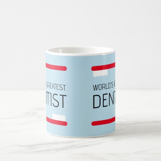 世界一の歯科医コーヒーマグの贈り物 コーヒーマグカップ (中央)
