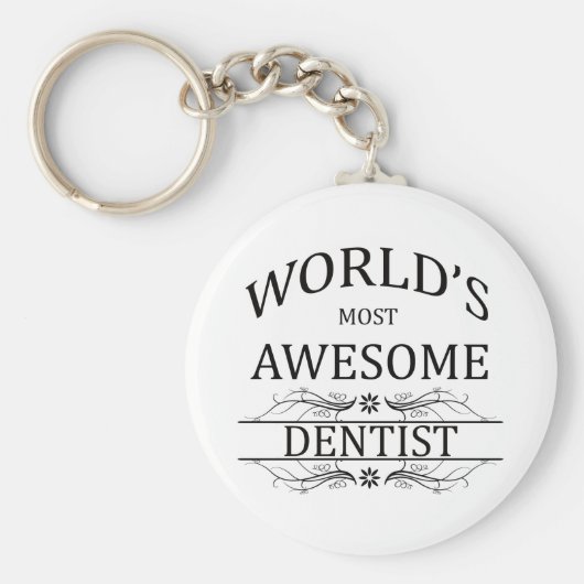 世界一の歯科素晴らし医 キーホルダー (正面)