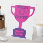 世界一の母の日の台座看板 台座サイン (インサイチュ)