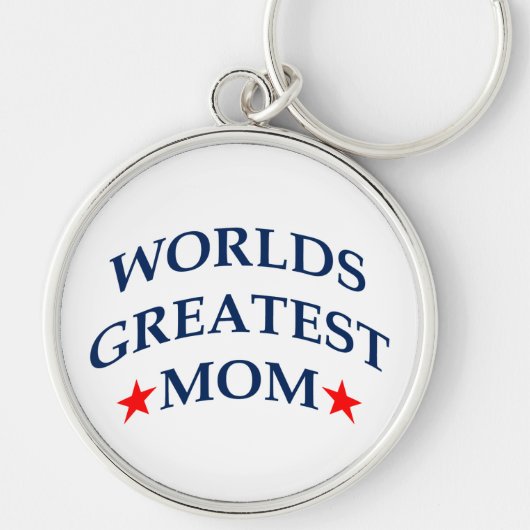 世界一の母親 キーホルダー (正面)
