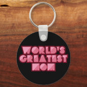 世界一の母 キーホルダー (正面)