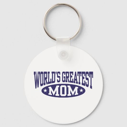 世界一の母 キーホルダー (正面)
