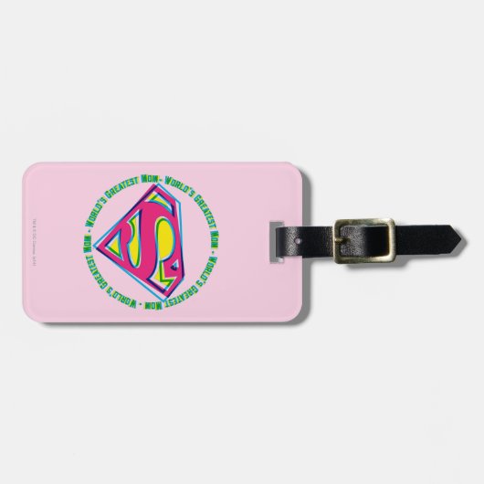 世界一の母 ラゲッジタグ (正面横)