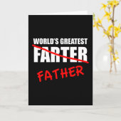 世界一の父おもしろいの日 カード (黄色い花)