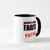 世界一の父おもしろいの日 マグカップ (正面右)