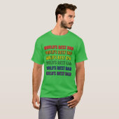 世界一の父さんTシャツ Tシャツ (正面フル)