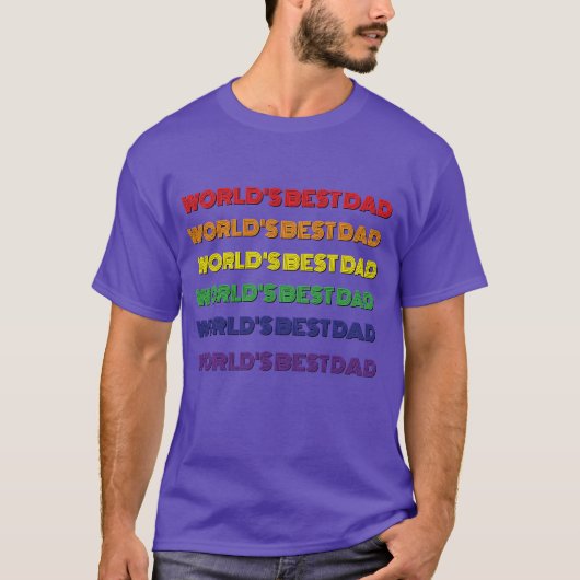 世界一の父さんTシャツ Tシャツ (正面)