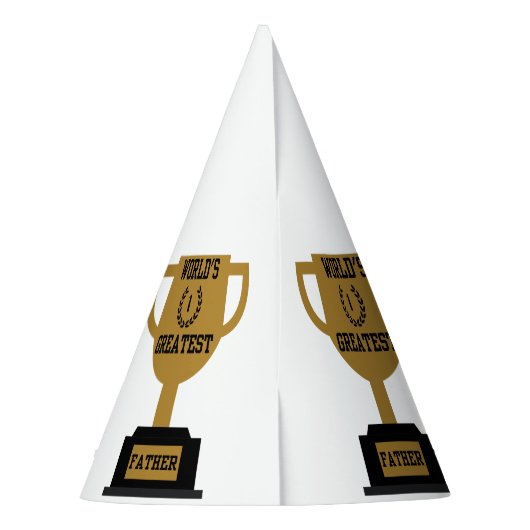 世界一の父の日のパーティー帽子 パーティーハット (裏面)