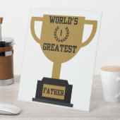 世界一の父の日の台座看板 台座サイン (インサイチュ)