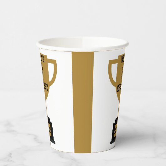 世界一の父の日の紙杯 紙コップ (左)