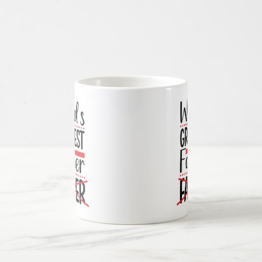 世界一の父親マグギフトパパ コーヒーマグカップ (中央)