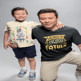 世界一の父 Tシャツ