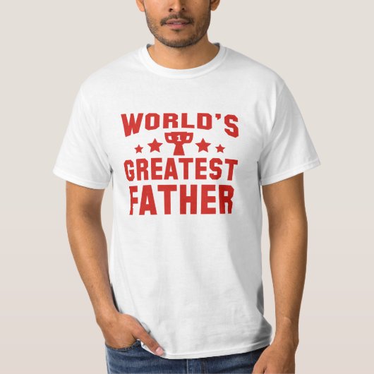 世界一の父 Tシャツ (正面)