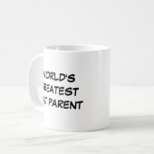 「世界一の猫の親」マグカップ コーヒーマグカップ (正面左)