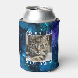 世界一の猫パパの足跡 スペースペットのフォト 缶クーラー