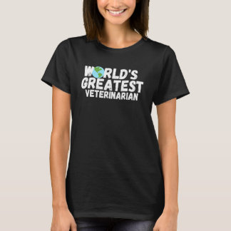 世界一の獣医ギフト Tシャツ