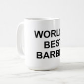 世界一の理容師 コーヒーマグカップ (正面左)