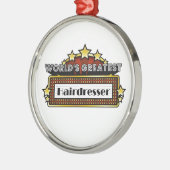 世界一の理容師 メタルオーナメント (左)