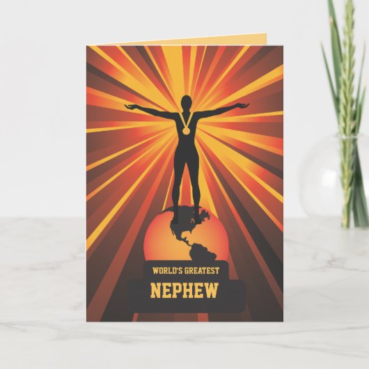 世界一の甥のゴールデン賞挨拶 カード (正面)