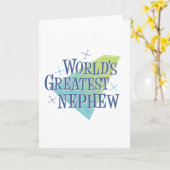 世界一の甥 カード (黄色い花)