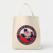 世界一の祖父母 トートバッグ (正面)