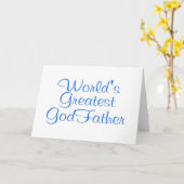 世界一の神の父 カード (黄色い花)