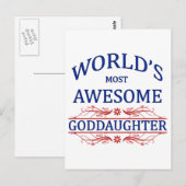 世界一の神素晴らし娘 ポストカード (正面/裏面)