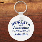 世界一の神素晴らし母 キーホルダー (正面)