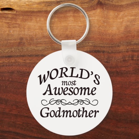 世界一の神素晴らし母 キーホルダー (正面)