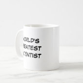 「世界一の科学者」マグカップ コーヒーマグカップ (正面左)