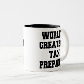 世界一の税制作成者 ツートーンマグカップ (正面右)