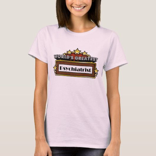世界一の精神科医 Tシャツ (正面)