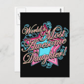 世界一の素晴らし娘 ポストカード (正面/裏面)