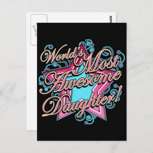 世界一の素晴らし娘 ポストカード (正面/裏面)