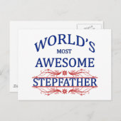 世界一の継父素晴らし ポストカード (正面/裏面)