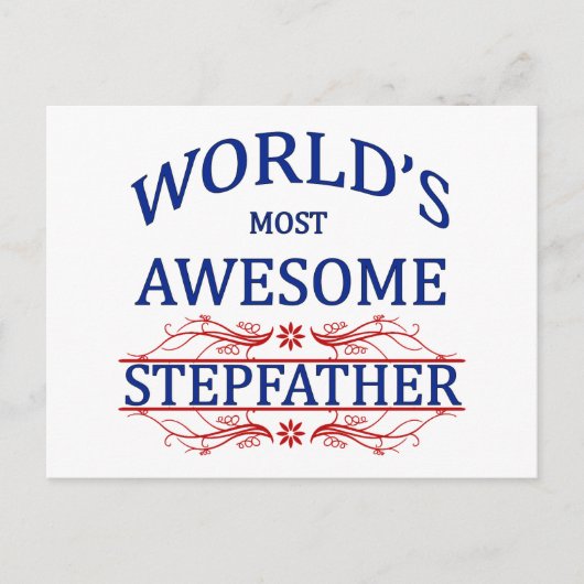 世界一の継父素晴らし ポストカード (正面)
