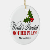 世界一の義母 セラミックオーナメント (右)