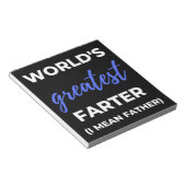 世界一の老いぼれ ノートパッド (アングル)