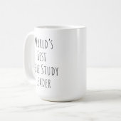世界一の聖書研究リーダー コーヒーマグカップ (正面左)