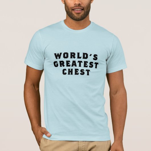 世界一の胸のTシャツ Tシャツ (正面)