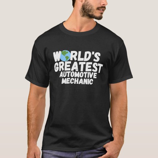 世界一の自動車整備士 Tシャツ (正面)