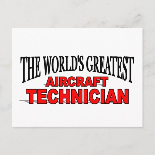 世界一の航空技術者 ポストカード (正面)