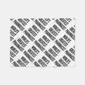 世界一の薬剤師 フリースブランケット (正面(横))