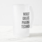 世界一の薬局技術者 フロストグラスビールジョッキ (正面右)