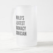 世界一の薬局技術者 フロストグラスビールジョッキ (正面左)