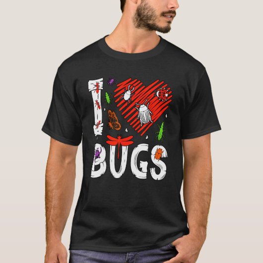 世界一の虫捕り 昆虫愛好家 昆虫学者 虫好き Tシャツ (正面)