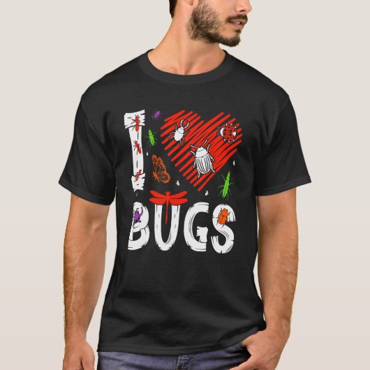 世界一の虫捕り 昆虫愛好家 昆虫学者 Tシャツ (正面)
