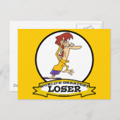 世界一の負け組の女性漫画 ポストカード (正面/裏面)